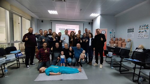 KURUMUMUZ PERSONELİNE SELTİFİKALI İLKYARDIM EĞİTİMİ VERİLDİ.